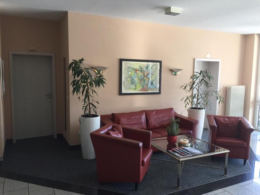 Posezení v ubytování AltstadtHotel an der Werra