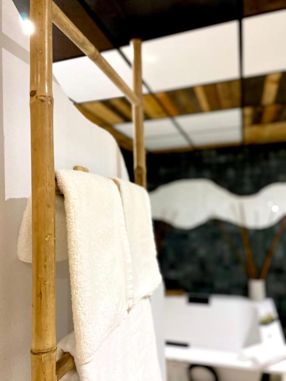 Postel nebo postele na pokoji v ubytování Complejo Turístico La Garganta