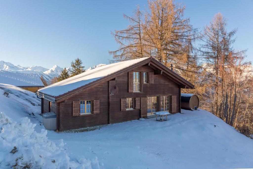 Chalet Pierre Blanche v zimě