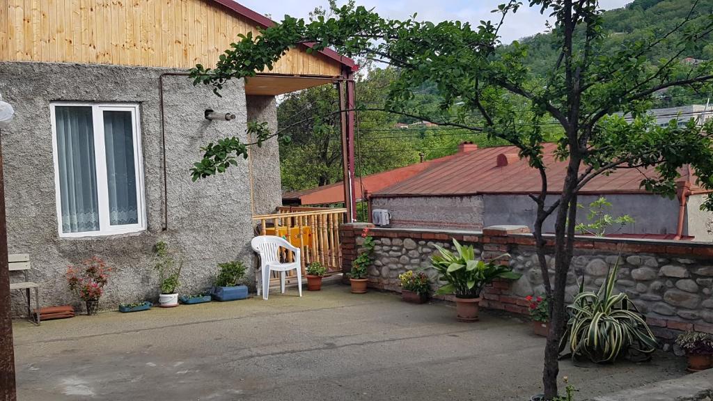 Jardí fora de Guest house Babaka