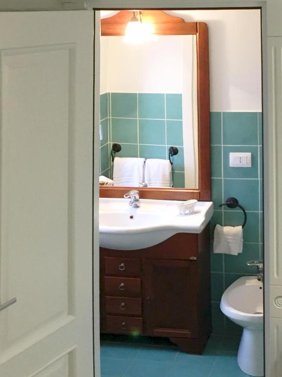Koupelna v ubytování Casa dei Ré