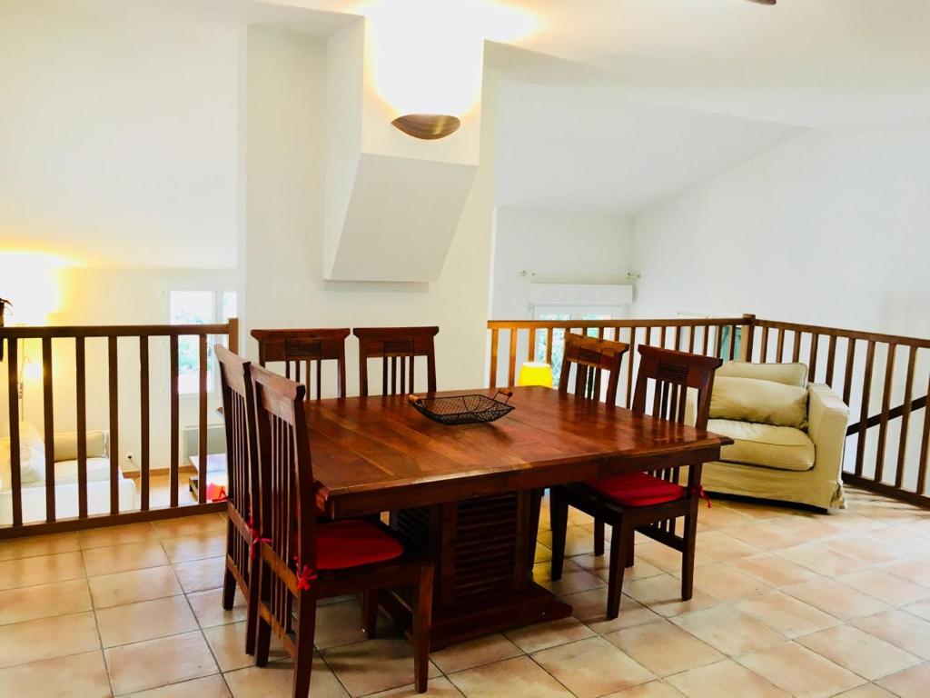 Posezení v ubytování Villa Cool Douce