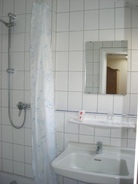 Koupelna v ubytování Gasthaus Kellerer