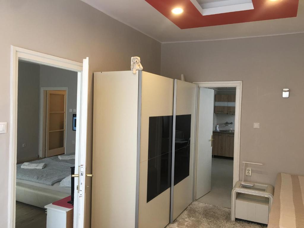 Kuchyň nebo kuchyňský kout v ubytování Central