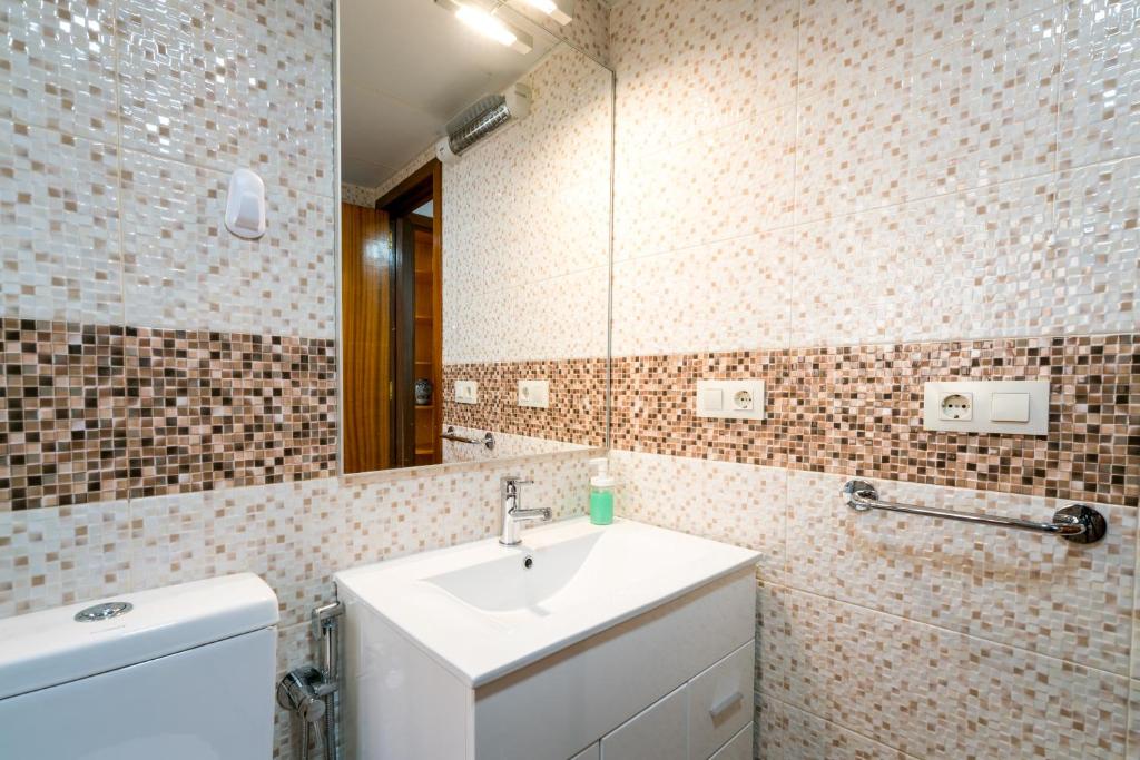 Koupelna v ubytování Holi-Rent Estrella