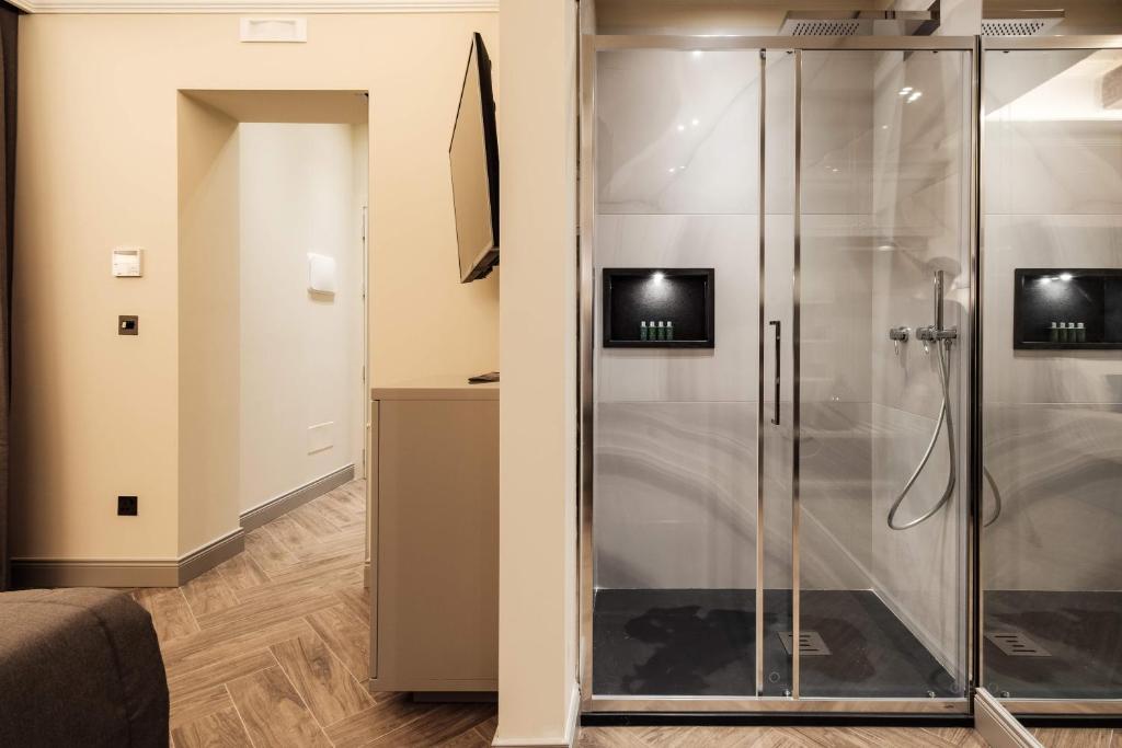 Koupelna v ubytování Hotel Pjazza Merkanti - Boutique Living