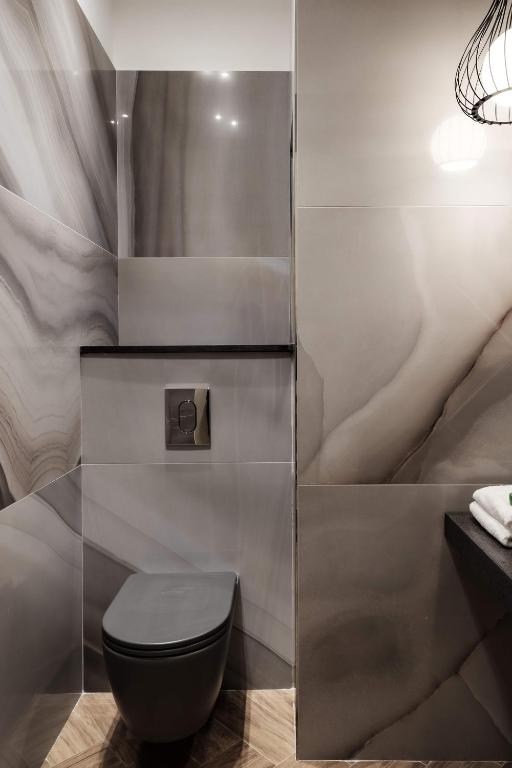Koupelna v ubytování Hotel Pjazza Merkanti - Boutique Living