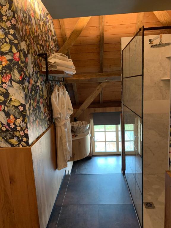 Koupelna v ubytování B&B De Rentmeesterhoeve
