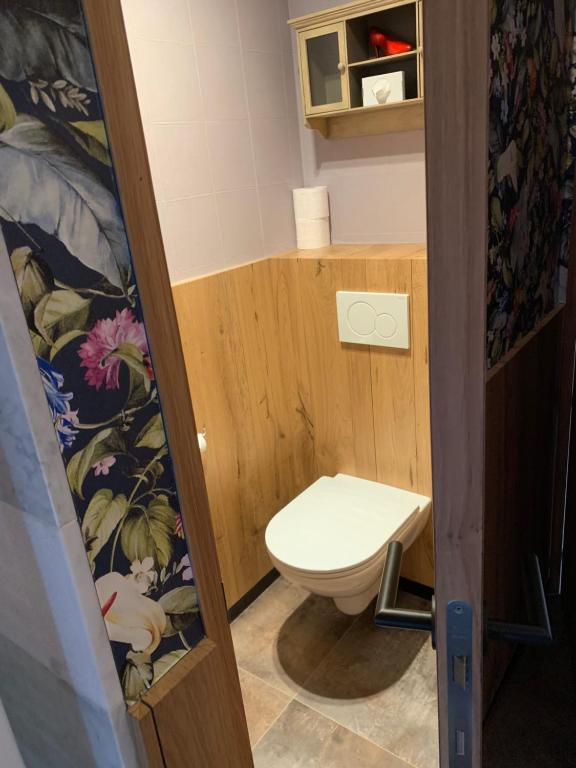 Koupelna v ubytování B&B De Rentmeesterhoeve