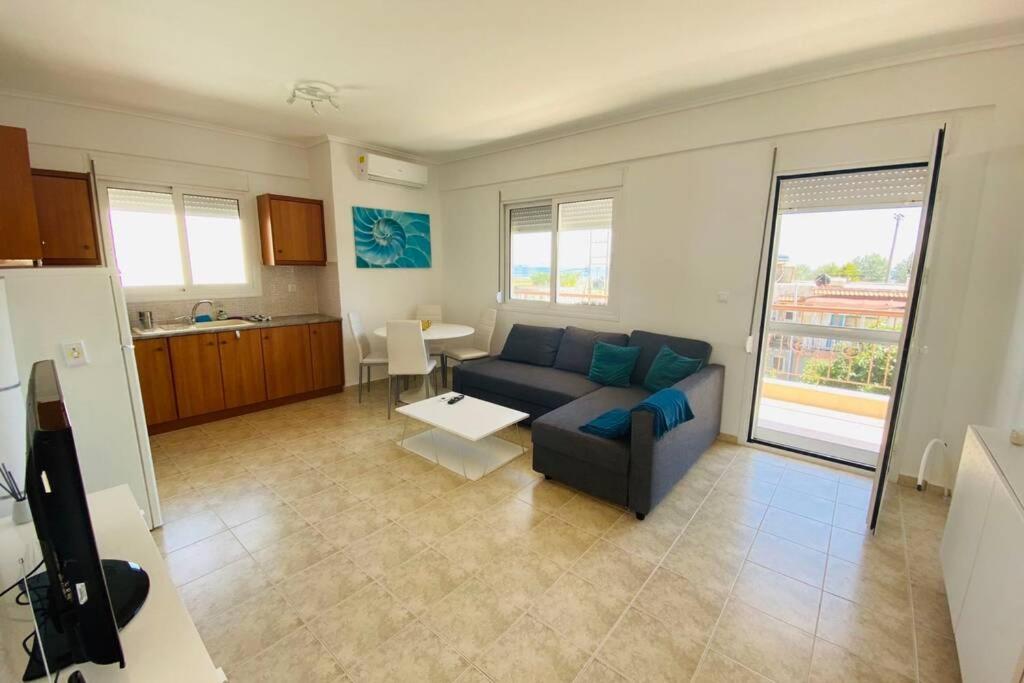 Posezení v ubytování Lucas2 Lux Flogita apartment