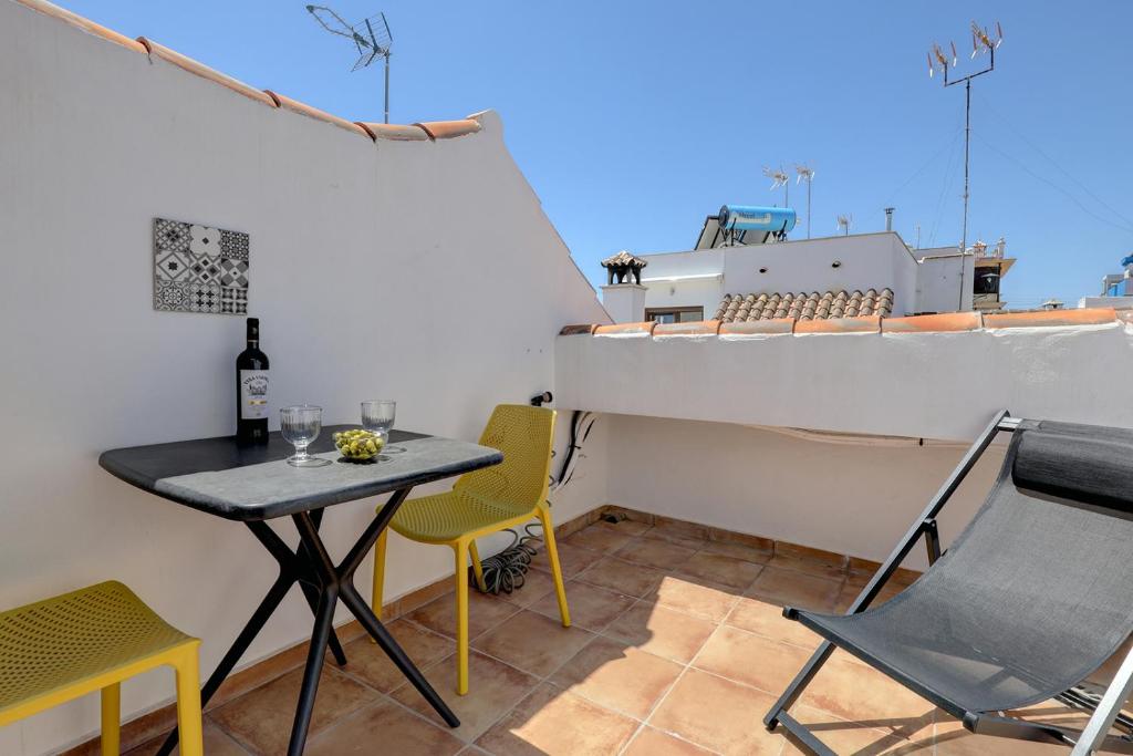 Balkón alebo terasa v ubytovaní Unique Andalusian Townhouse next to Beach