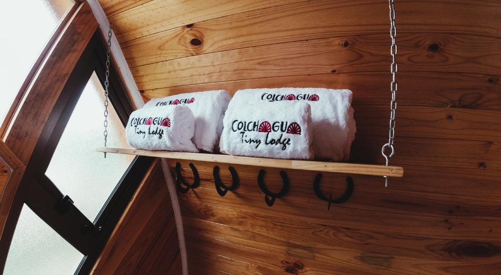 Postel nebo postele na pokoji v ubytování Colchagua Tiny Lodge