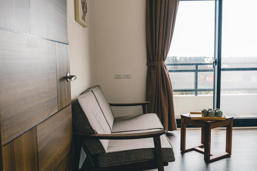 Posezení v ubytování Destination Inn