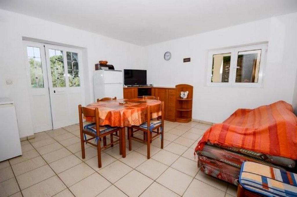 TV a/nebo společenská místnost v ubytování House Marija