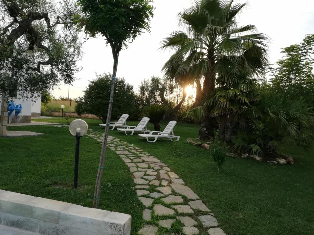 Zahrada ubytování Villa Leone