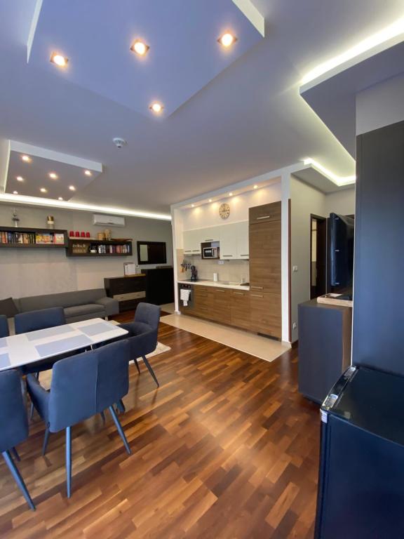 Kuchyň nebo kuchyňský kout v ubytování B-Home Resort