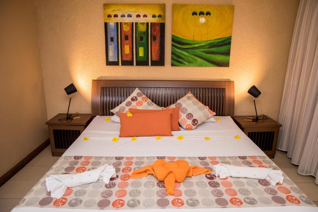 Postel nebo postele na pokoji v ubytování La Margarita