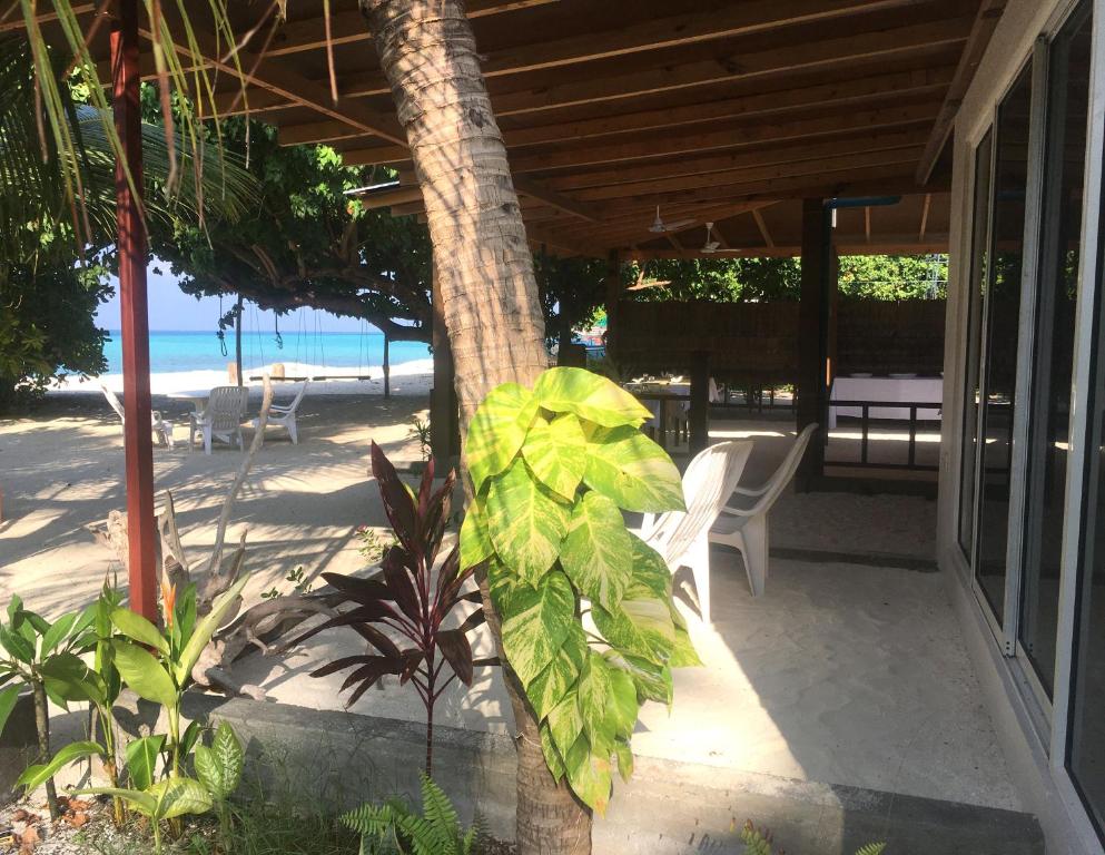Zahrada ubytování Aagali Beach