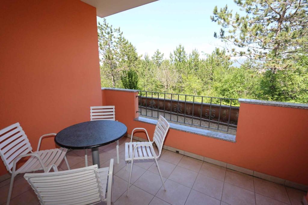 Balkón alebo terasa v ubytovaní Apartment in Silo/Insel Krk 13582