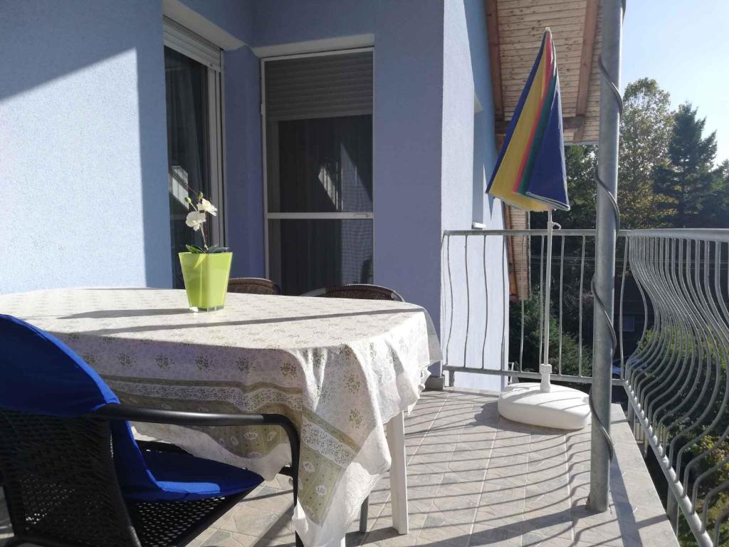 Balkon lub taras w obiekcie Apartment Zalakaros 8