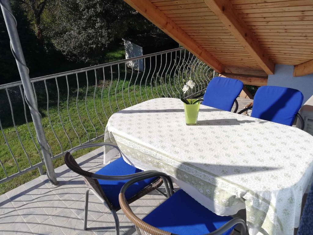 Balkon lub taras w obiekcie Apartment Zalakaros 8