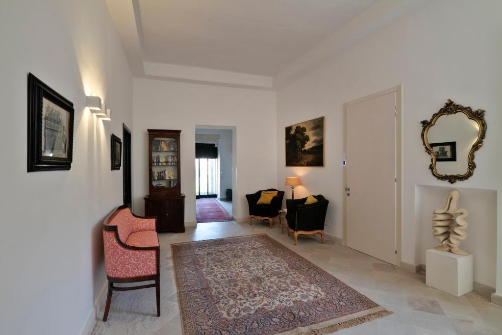 Posezení v ubytování Palazzo Rollo