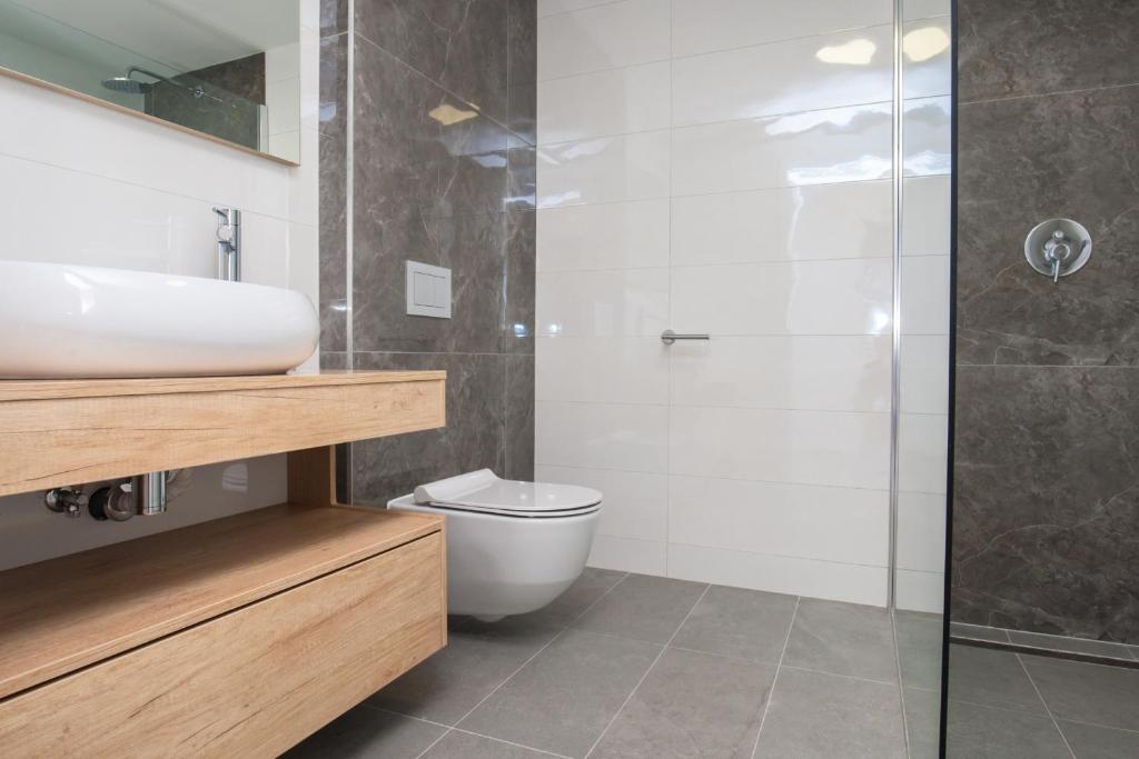 Koupelna v ubytování Apartments Dva Galeba