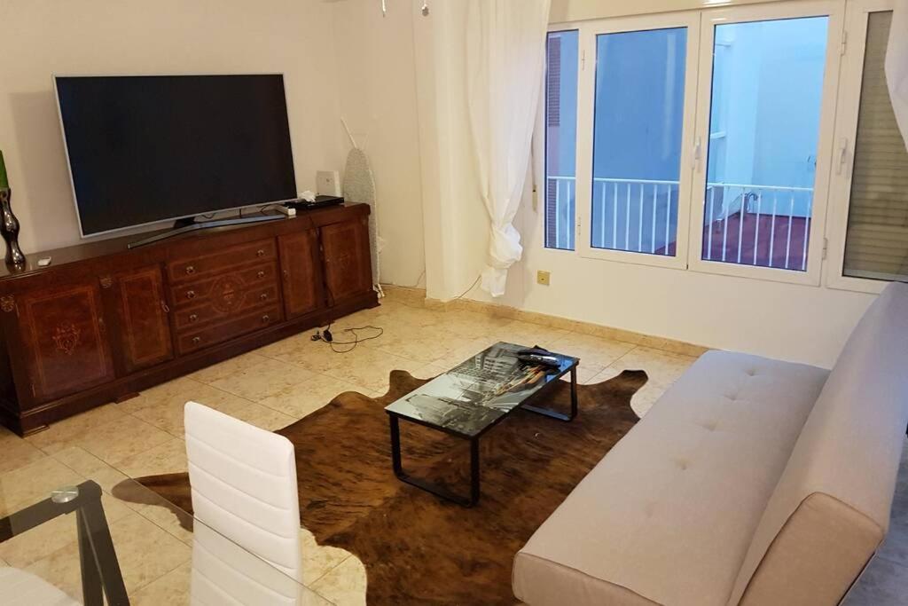 A television and/or entertainment centre at San Carlos