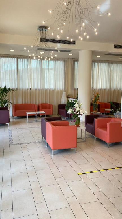 Posezení v ubytování Hotel Abel & Residence