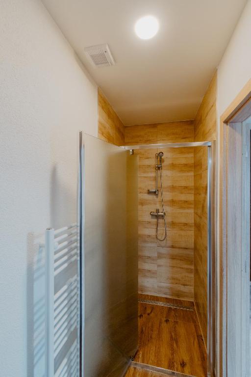 Koupelna v ubytování Apartmány Zara
