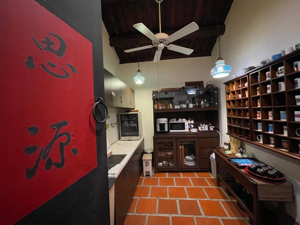 Kuchyň nebo kuchyňský kout v ubytování Grace Kinmen B&B