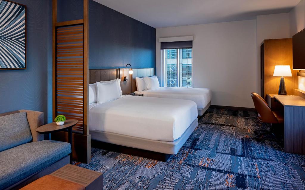 Hyatt Place Tampa Downtown - Chambre Queen Standard Avec Deux Lits Queen Et Canapé-lit