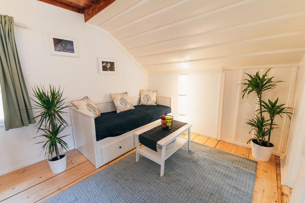 Postel nebo postele na pokoji v ubytování Ferienhaus s Manz