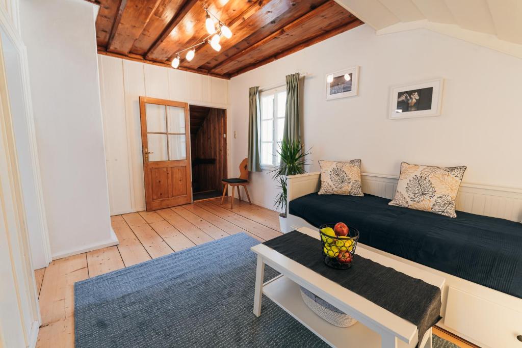 Posezení v ubytování Ferienhaus s Manz