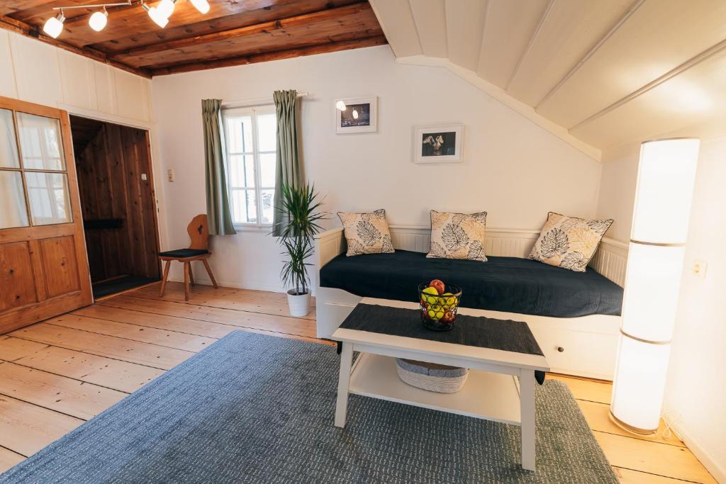 Posezení v ubytování Ferienhaus s Manz