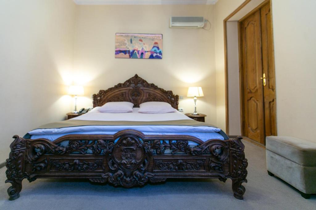 Postel nebo postele na pokoji v ubytování Hotel VIP