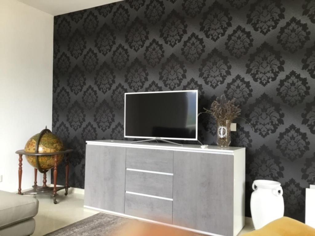 TV a/nebo společenská místnost v ubytování Villa Ajna