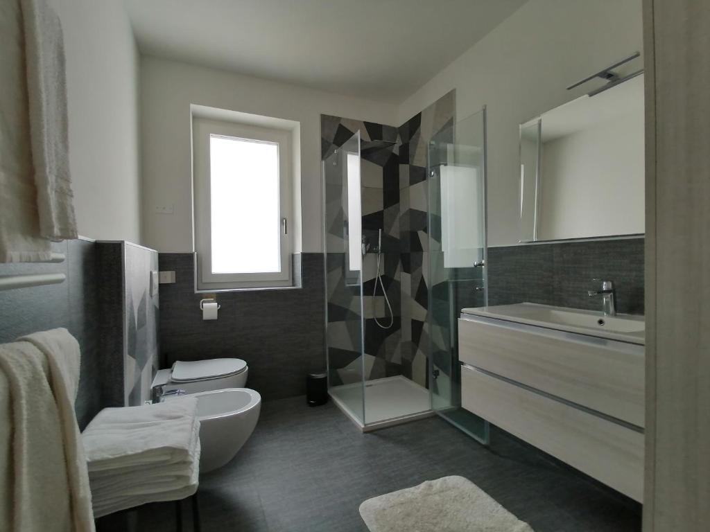 Koupelna v ubytování Apartments Giovannini