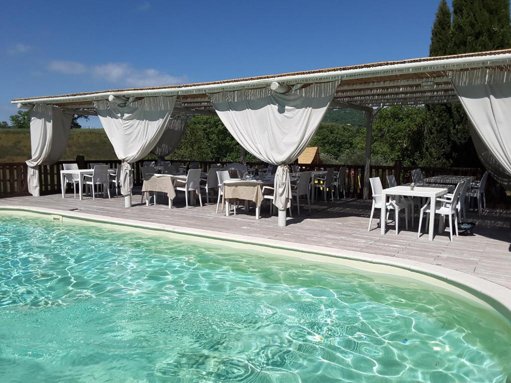 Bazén v ubytování Agriturismo la Gioia nebo v jeho okolí