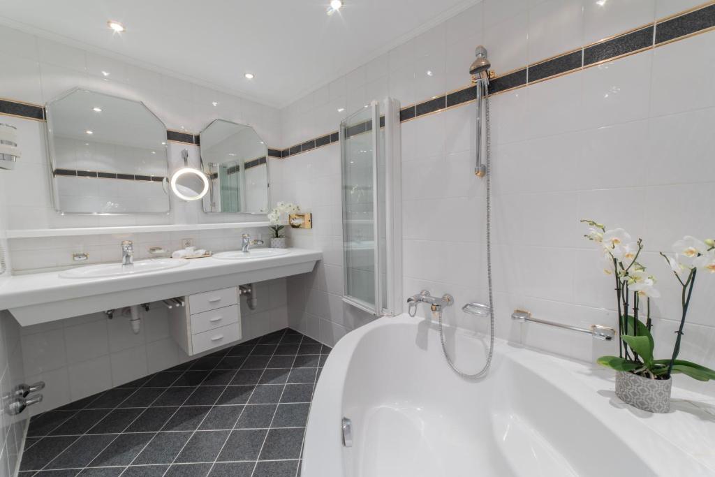Koupelna v ubytování Hotel Ulli