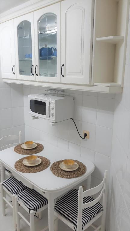 Kuchyňa alebo kuchynka v ubytovaní A Escardia