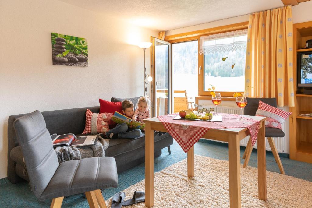 Posezení v ubytování Gästehaus Graf