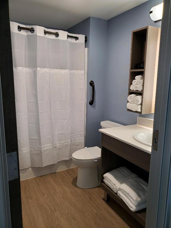Koupelna v ubytování salish Inn