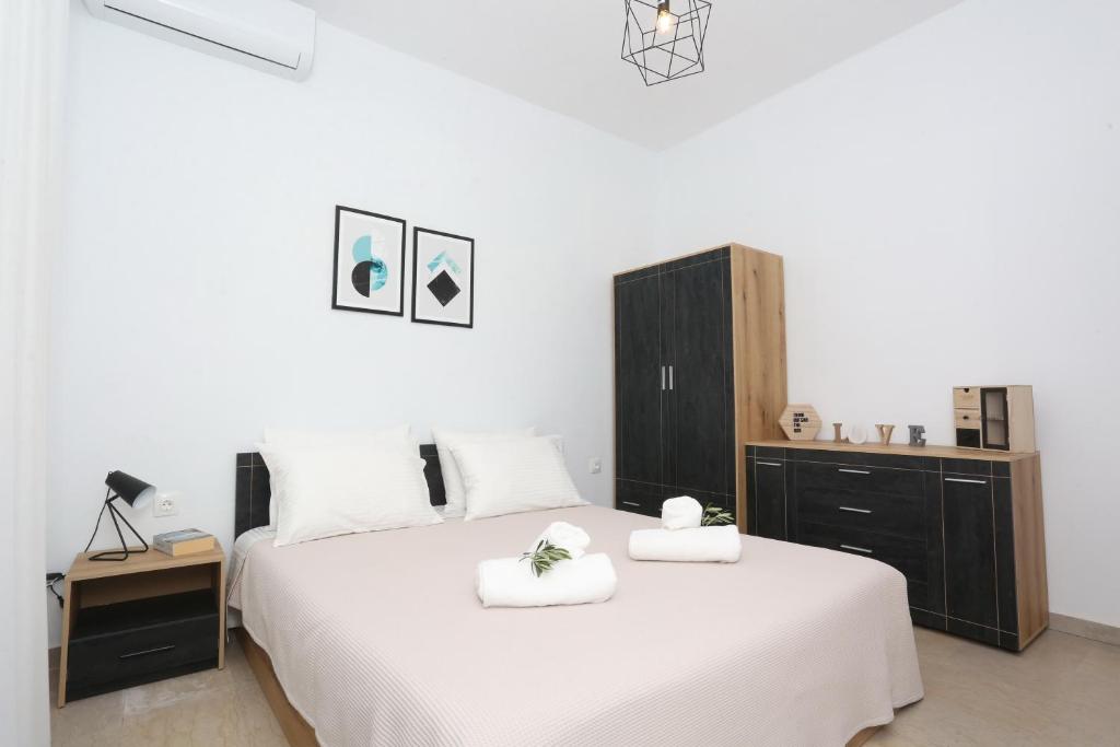 Posteľ alebo postele v izbe v ubytovaní Mare Monte Luxury Apartments 2