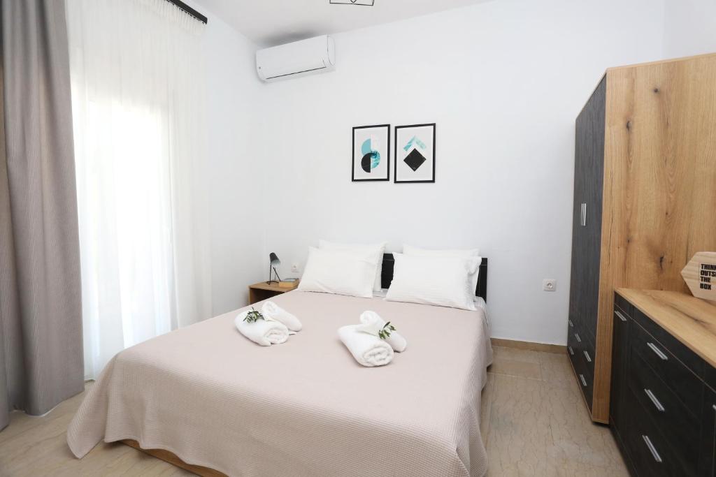 Posteľ alebo postele v izbe v ubytovaní Mare Monte Luxury Apartments 2
