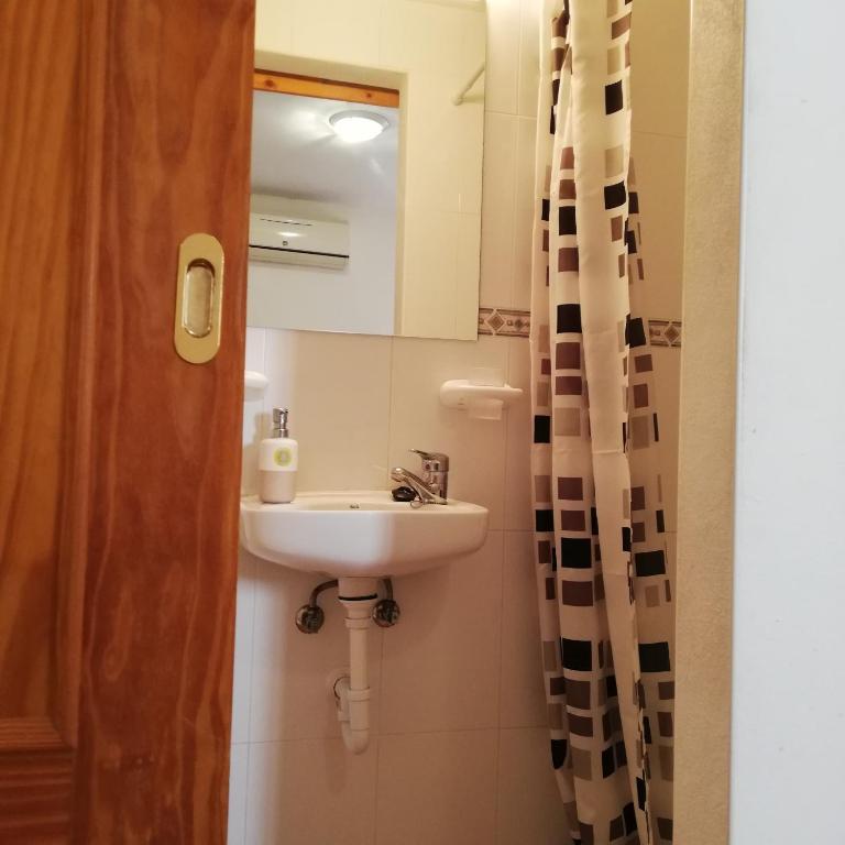 Koupelna v ubytování Pisito Sattu
