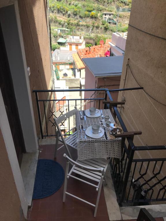 Balkón nebo terasa v ubytování Hannette Cinqueterre Apt Libeccio