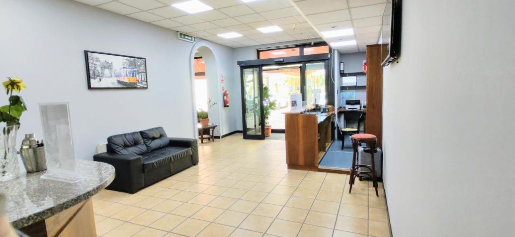 A seating area at Hotel Nuovo Rondò