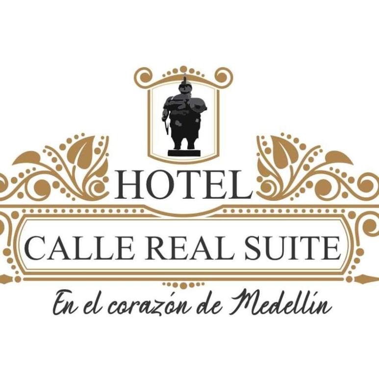 un logo pour un hôtel appelé aale real suite dans l'établissement HOTEL CALLE REAL SUITE, à Medellín