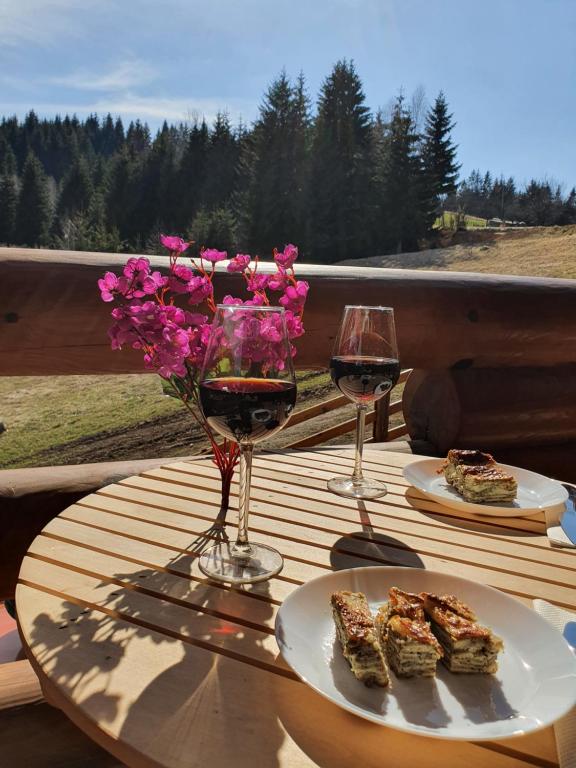 Nápoje v ubytování Zlatar Luxury Chalet - TRACE OF NATURE 2214